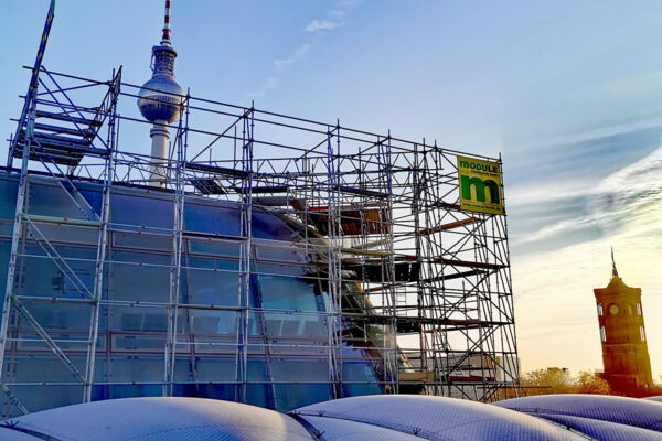 Gerüstbau in Berlin Mitte im CityQuartier DomAquarée